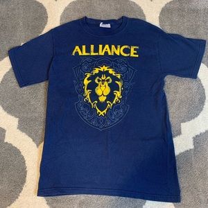 🔴 World of Warcraft Alliance Lion Crest T-shirt
